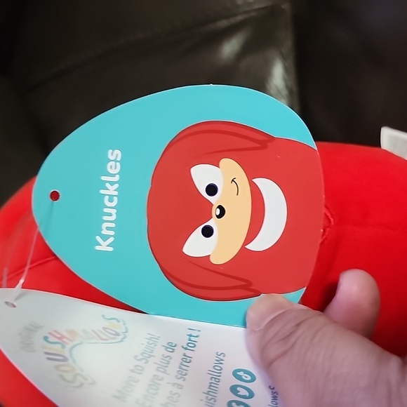 Brand new Knuckles From Sonic the Hedhog Squishmallows Pillow - Picture 11 of 11